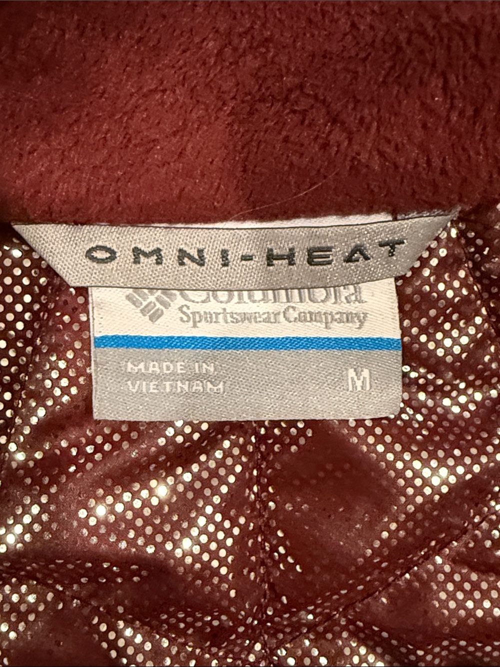 Columbia Women's Burgundy Quilted Hooded Puffer Coat - Picture 5 of 5